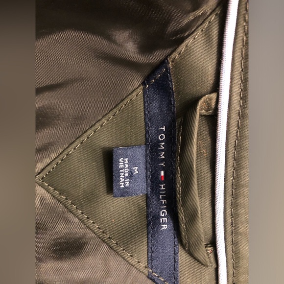 Medium size green Tommy Hilfiger jacket with cinchable waist - Picture 6 of 9